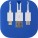 USB charging cable set - usb-charging-cable-set-cobalt-blue-8290-23-300 - variant