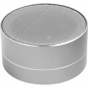 Aluminium wireless speaker, Silver - Reklamnepredmety