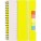Wire bound notebook with ruler and sticky notes - spiralfuzet-irodaszerekkel-sarga--8300-06--300 - variant Gi 8300-06