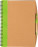 Recycled cardboard notebook with pen, lime - B4003502PK2_b - variant Gi B4003502PK2