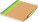 Recycled cardboard notebook with pen, lime - b4003502pk2_f - variant Gi B4003502PK2