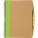 Recycled cardboard notebook with pen, lime - ujrahasznositott-fuzet-tollal-lime--8570-19--300 - variant Gi 8570-19