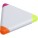 ABS triangular highlighter, white - abs-triangular-highlighter-white-8672-02-300 - variant 