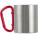 Stainless steel, double walled travel mug (200 ml) - stainless-steel-double-walled-travel-mug-200-ml-red-8245-08-300 - variant