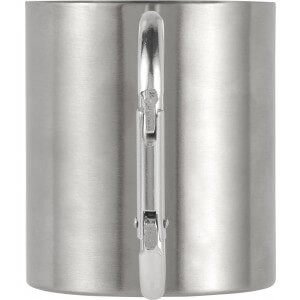 Stainless steel, double walled travel mug (200 ml) - Reklamnepredmety