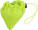 Foldable polyester (210D) shopping bag - foldable-polyester-210d-shopping-bag-lime-8962-19-hd - variant