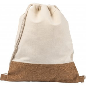 Cotton rucksack, Khaki - Reklamnepredmety