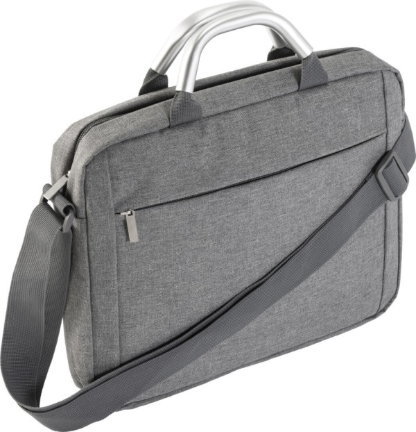 Polycanvas (600D) conference and laptop bag, Grey