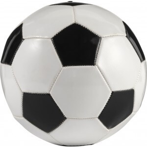 PVC football, Black/white - Reklamnepredmety