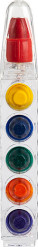 Six wax crayons in container, Various - B0602500PK2_b - variant Gi B0602500PK2