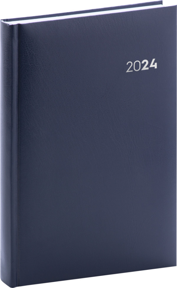 Denný diár Balacron 2021, čierny, 15 × 21 cm