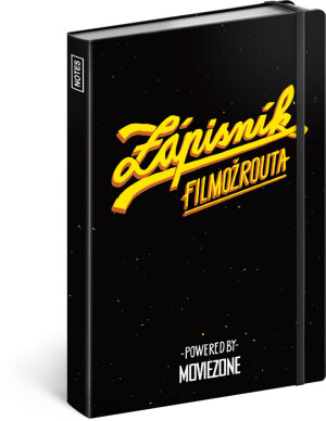 NOTIQUE Notes Zápisník filmožrúta CZ, 13 x 21 cm - Reklamnepredmety