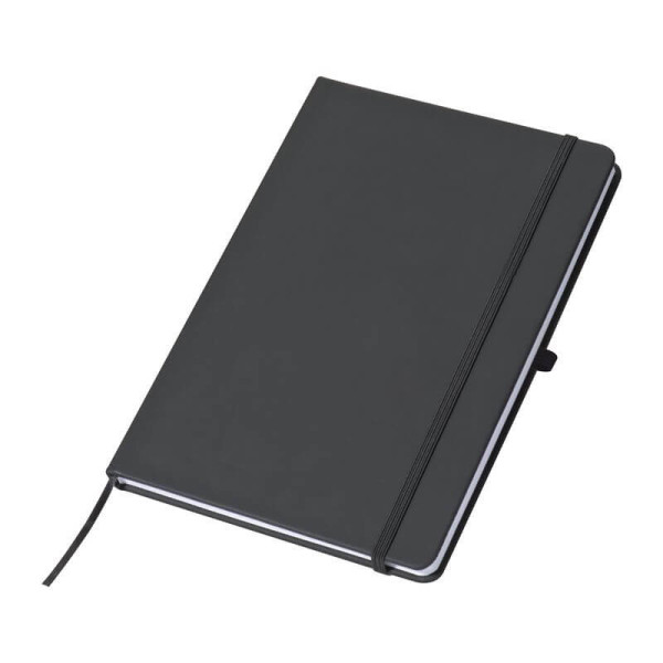 A5 notebook with lined pages