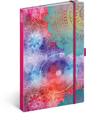 NOTIQUE Notes Mandala, lined, 13 x 21 cm - Reklamnepredmety