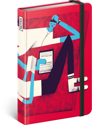 NOTIQUE Notes Dominik Miklušák, linajkovaný, 11 x 16 cm - Reklamnepredmety