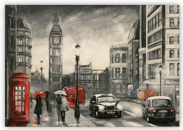 Wooden picture London