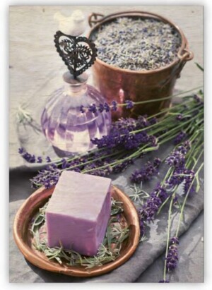 Wooden painting Provence