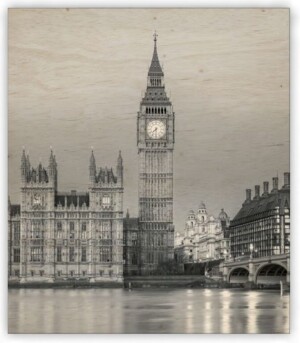 Wooden picture of Big Ben - Reklamnepredmety