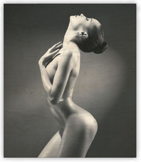Wooden picture Woman