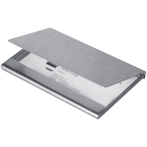 Aluminium business card holder