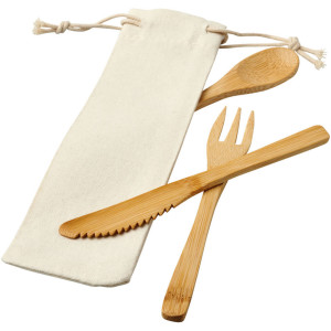 Set of bamboo cutlery Celuk - Reklamnepredmety