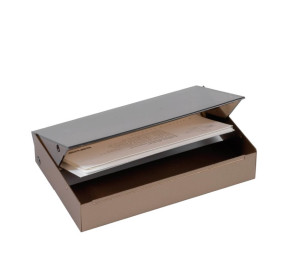 Business card stand FREDRIKSHAVEN (silver)