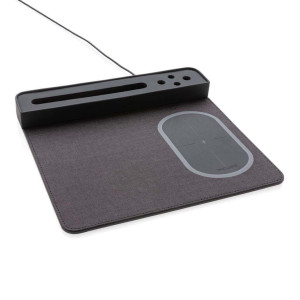 Air mousepad with 5W wireless charging and USB - Reklamnepredmety