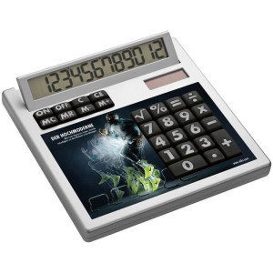 Own-design desk calculator with insert without holes - Reklamnepredmety