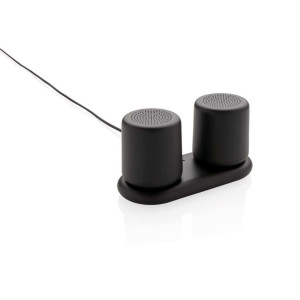 Induction charging double speaker set - Reklamnepredmety