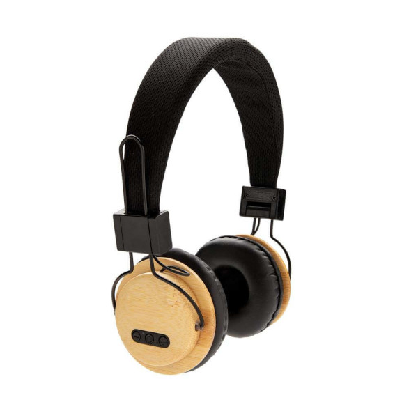 Bamboo wireless headphone