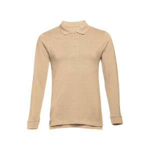 BERN. Men's long sleeve polo shirt - Reklamnepredmety