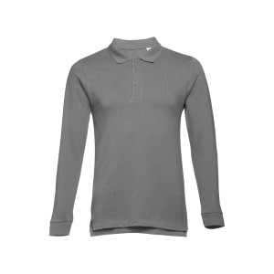 BERN. Men's long sleeve polo shirt - Reklamnepredmety