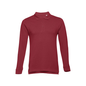 BERN. Men's long sleeve polo shirt - Reklamnepredmety