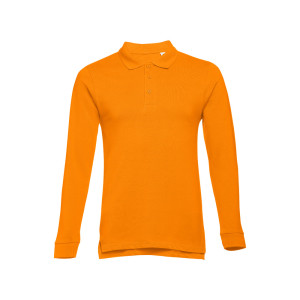 BERN. Men's long sleeve polo shirt - Reklamnepredmety