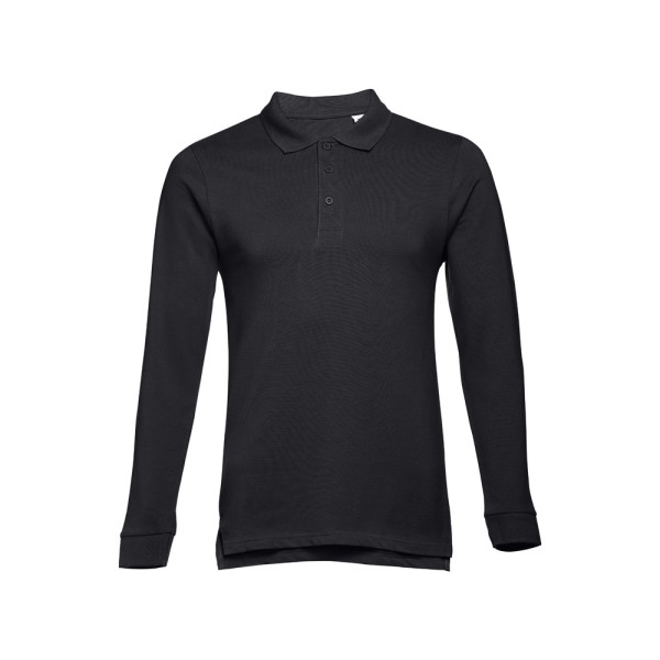 BERN. Men's long sleeve polo shirt