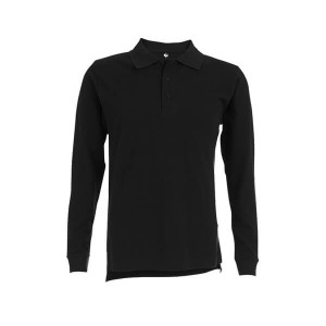 BERN. Men's long sleeve polo shirt - Reklamnepredmety