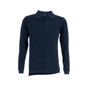 BERN. Men's long sleeve polo shirt - Reklamnepredmety