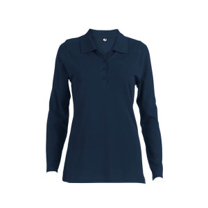 BERN WOMEN. Women's long sleeve polo shirt - Reklamnepredmety