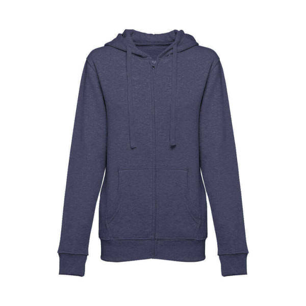 AMSTERDAM WOMEN. Women's hooded full zipped sweatshirt