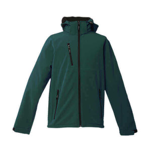 ZAGREB. Men's softshell with removable hood - Reklamnepredmety