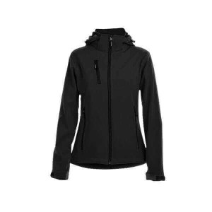 Women's softshell with removable hood ZAGREB WOMEN - Reklamnepredmety