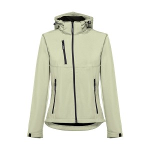 Women's softshell with removable hood ZAGREB WOMEN - Reklamnepredmety