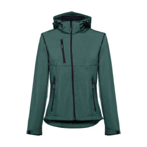 Women's softshell with removable hood ZAGREB WOMEN - Reklamnepredmety