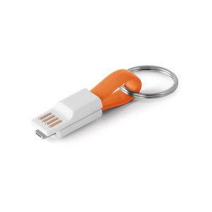 RIEMANN. USB cable with 2 in 1 connector - Reklamnepredmety