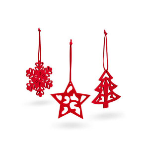 DARIO  Set of 3 Christmas decorations - Reklamnepredmety