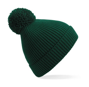 Engineered Knit Ribbed Pom Pom Beanie - Reklamnepredmety