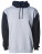 Pánska mikina Independent - NP380_Grey-Heather_Slate-Blue - variant Ls 1000252284