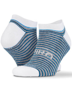 RT295 3-Pack Mixed Stripe Coolmax Sneaker Socks - Reklamnepredmety