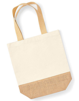 WM450 Jute Base Canvas Shopper - Reklamnepredmety