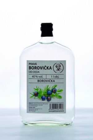 Domáca pálenka od deda - BOROVIČKA  40% 1 l - nový dizajn - Reklamnepredmety